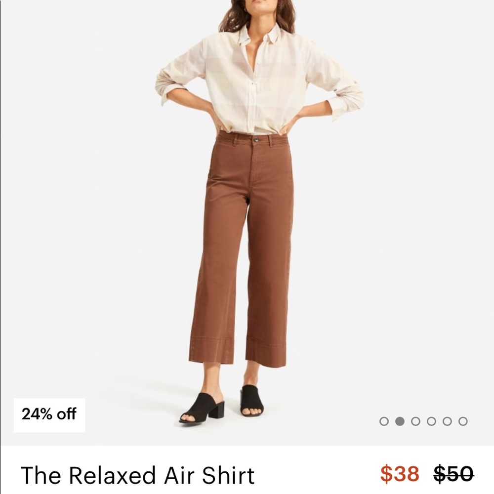 Everlane - Relaxed Air Shirt - Size 4